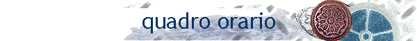 quadro orario